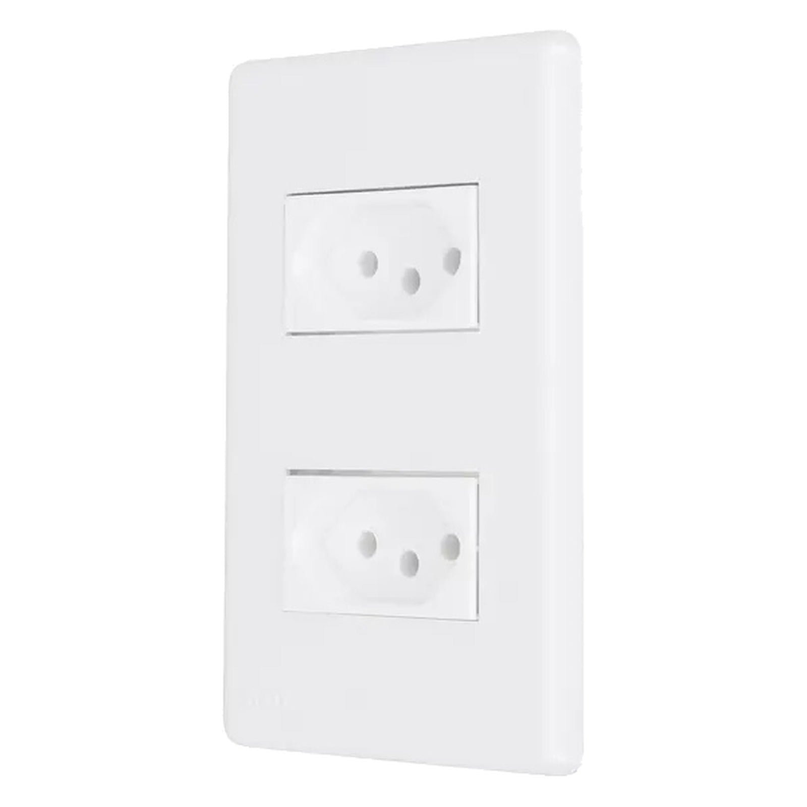 Conjunto 2 Tomadas Energia 10A 4x2 Branco